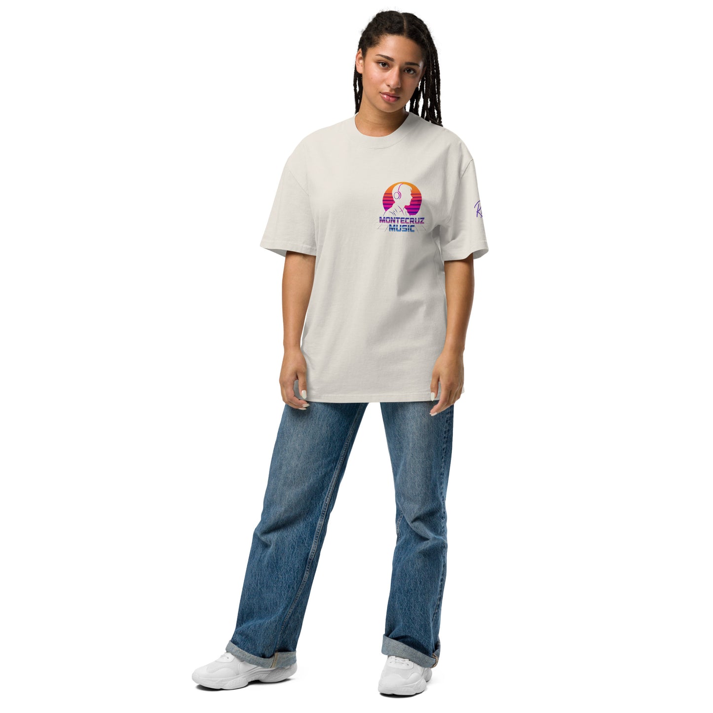 Oversized faded t-shirt-Montecruz Music Shop