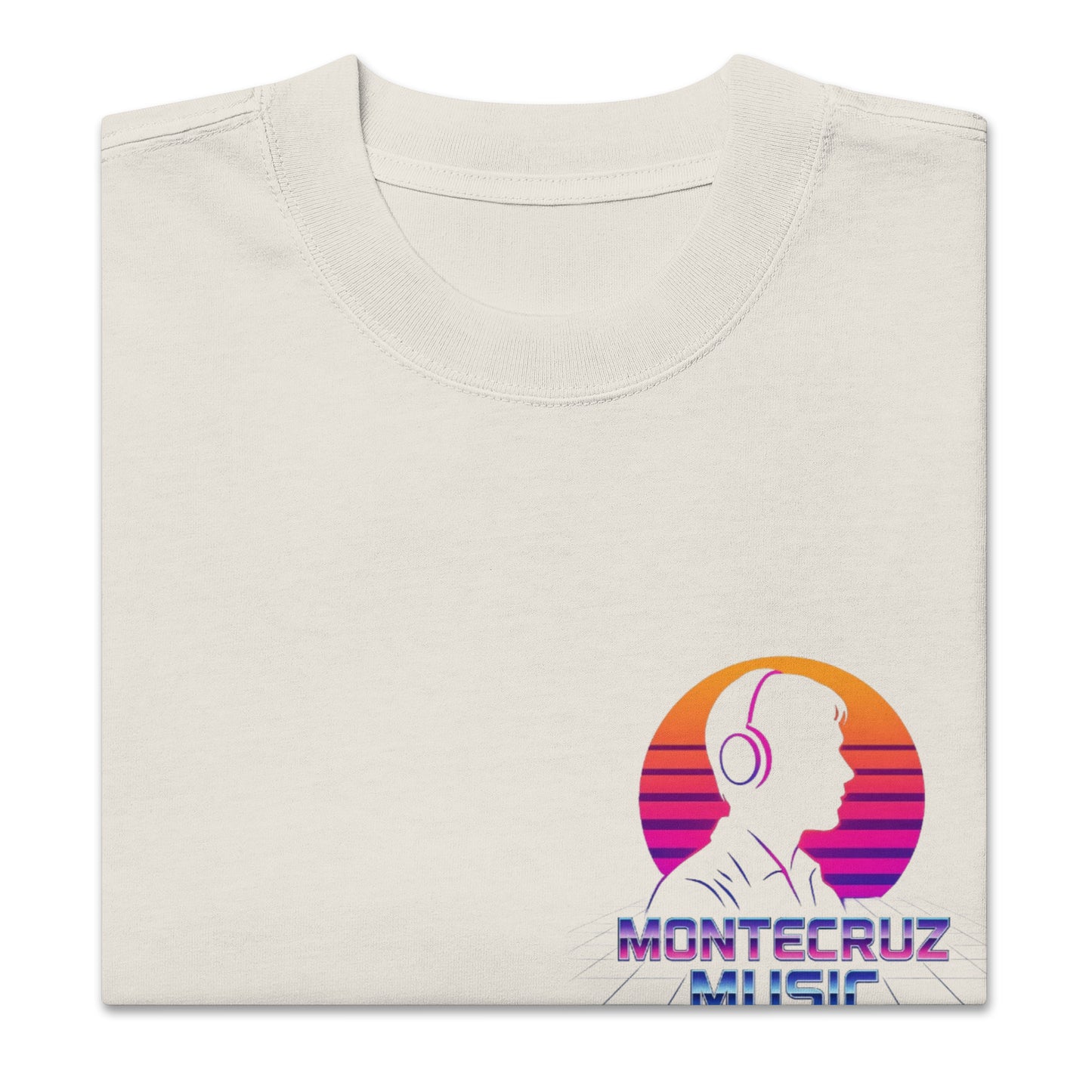 Oversized faded t-shirt-Montecruz Music Shop