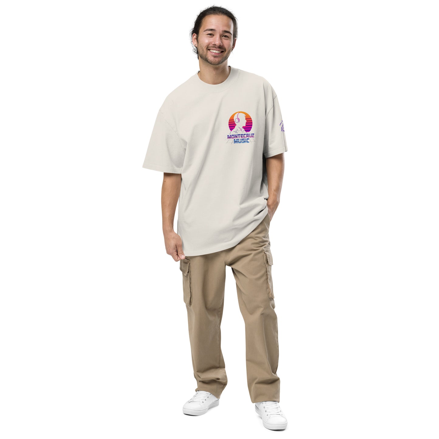 Oversized faded t-shirt-Montecruz Music Shop