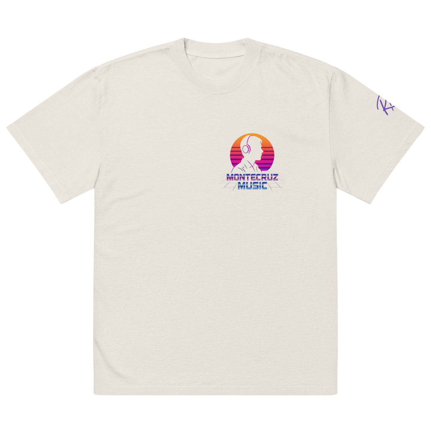 Oversized faded t-shirt-Montecruz Music Shop