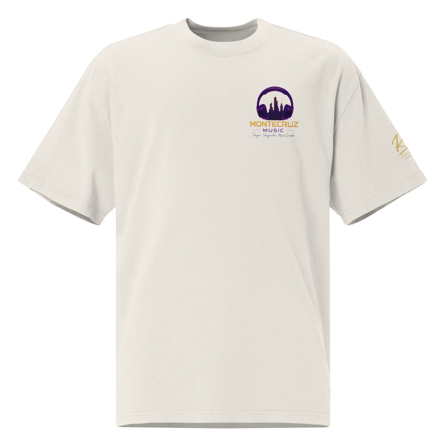 Oversized faded t-shirt-Montecruz Music Shop