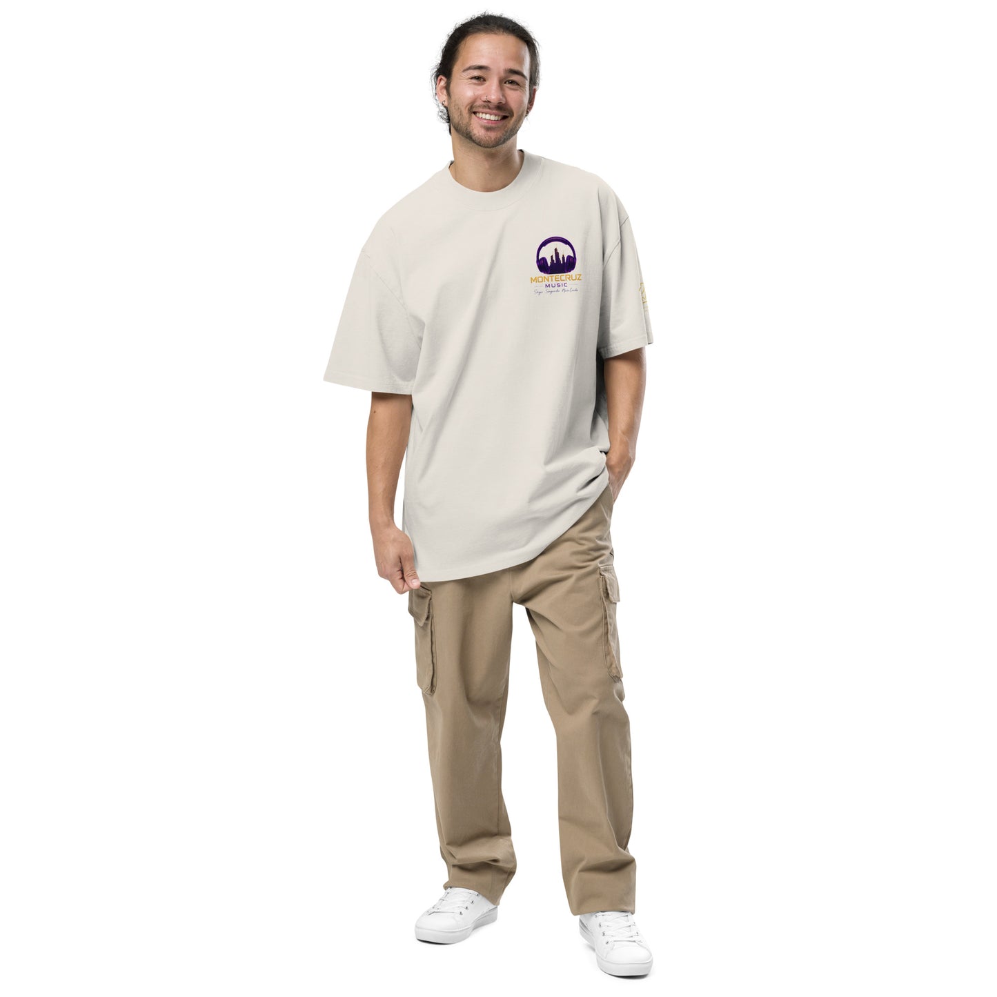 Oversized faded t-shirt-Montecruz Music Shop