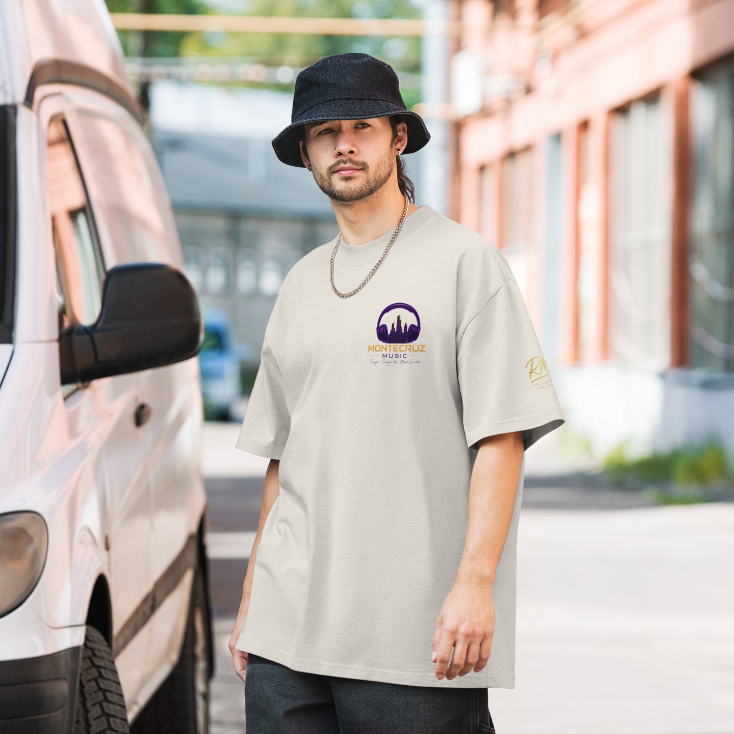 Oversized faded t-shirt-Montecruz Music Shop