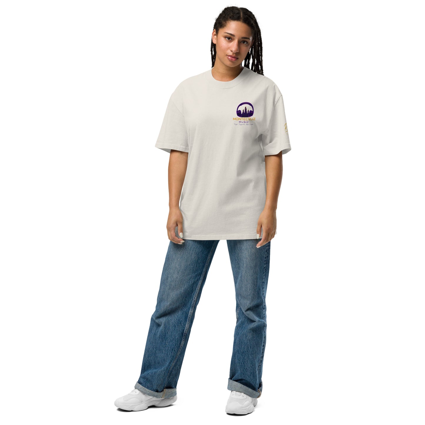 Oversized faded t-shirt-Montecruz Music Shop