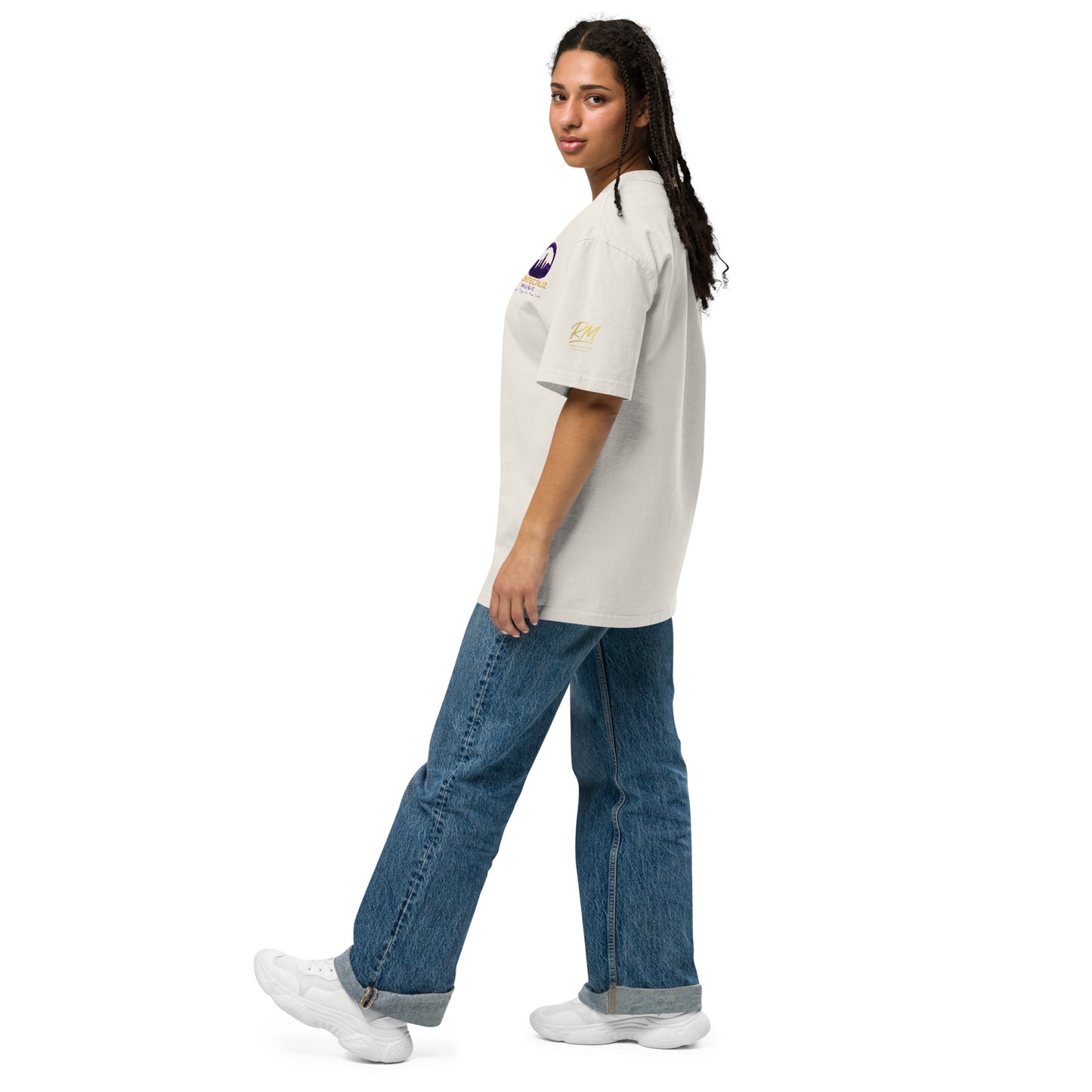 Oversized faded t-shirt-Montecruz Music Shop