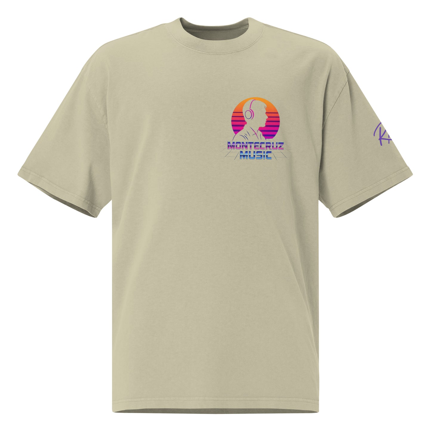Oversized faded t-shirt-Montecruz Music Shop