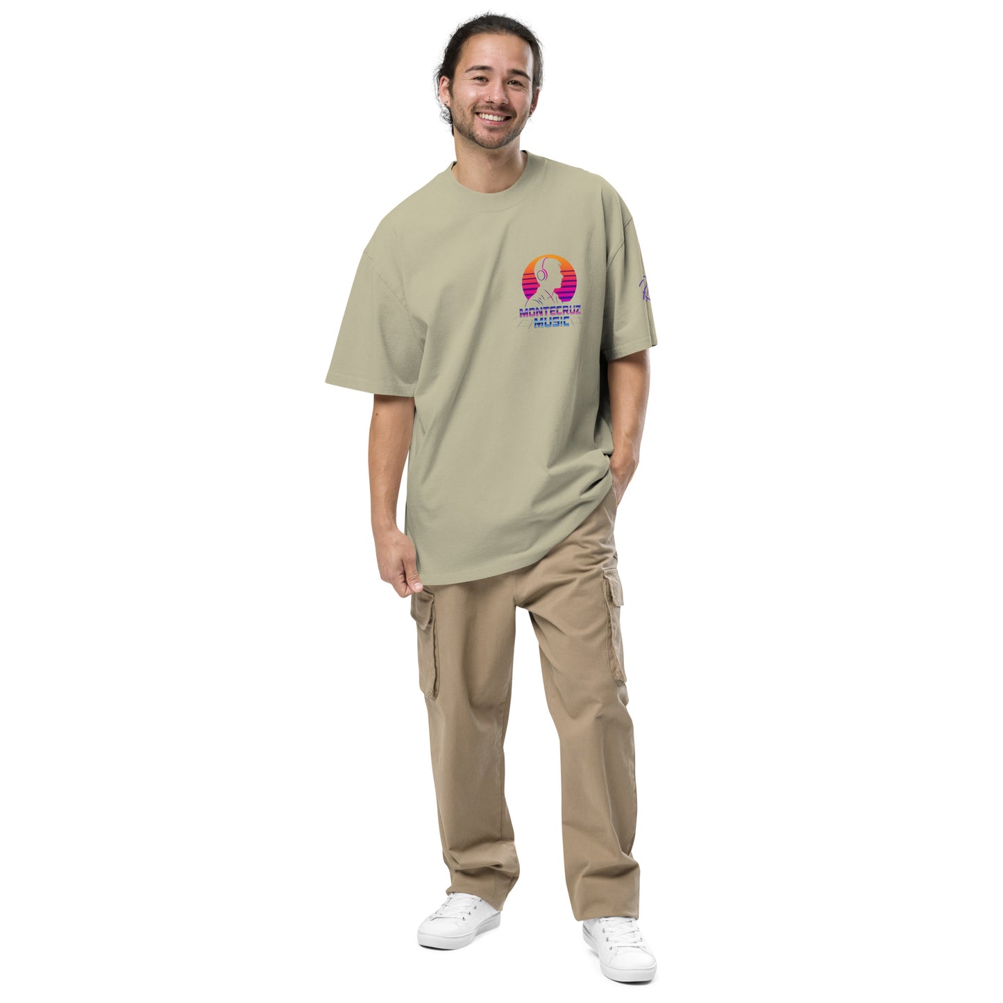 Oversized faded t-shirt-Montecruz Music Shop