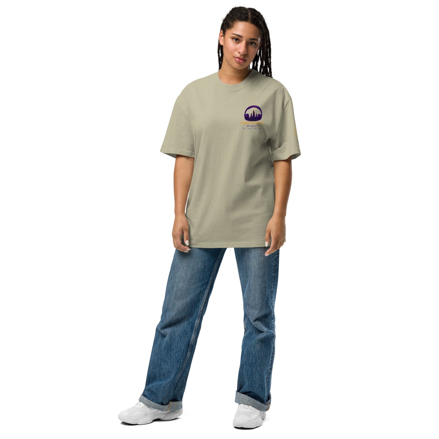 Oversized faded t-shirt-Montecruz Music Shop