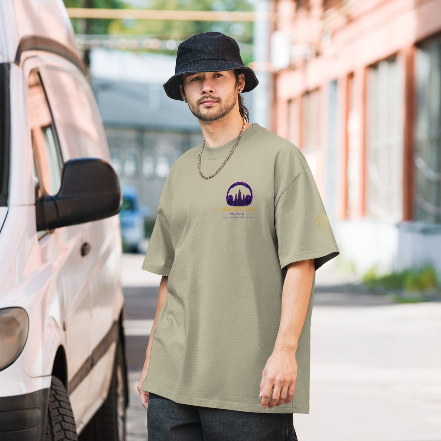 Oversized faded t-shirt-Montecruz Music Shop