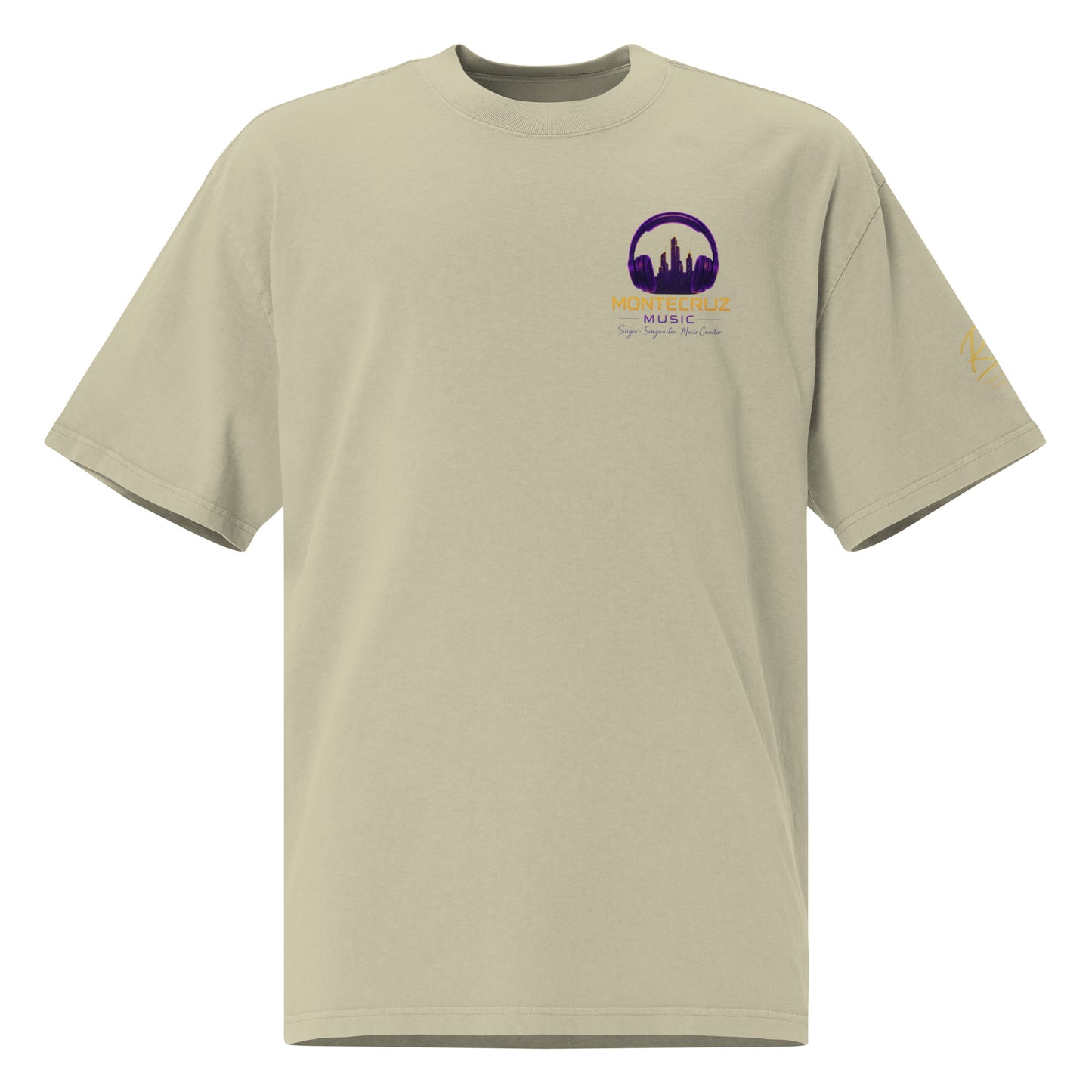 Oversized faded t-shirt-Montecruz Music Shop