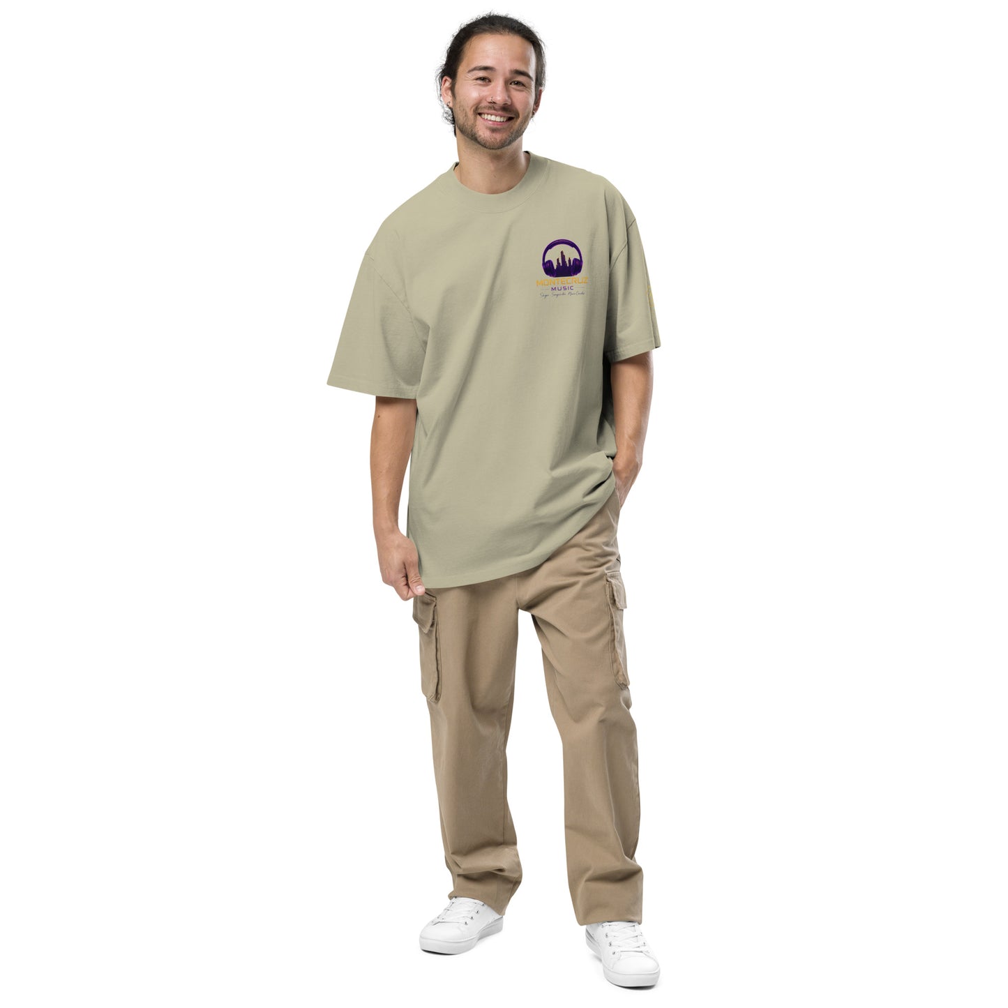 Oversized faded t-shirt-Montecruz Music Shop