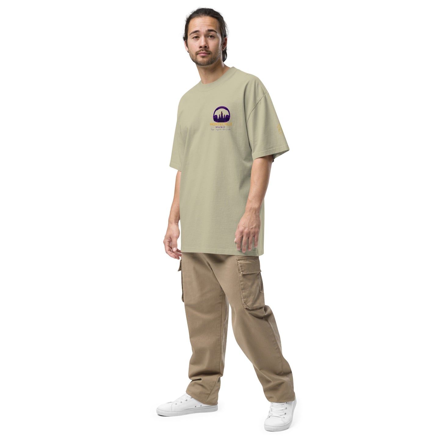 Oversized faded t-shirt-Montecruz Music Shop