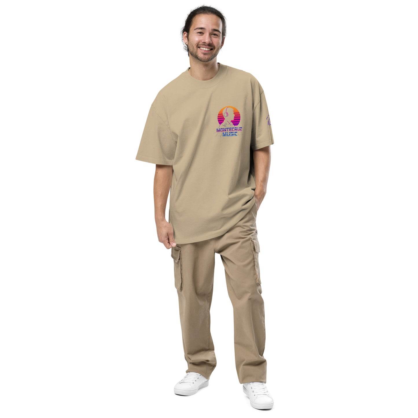 Oversized faded t-shirt-Montecruz Music Shop