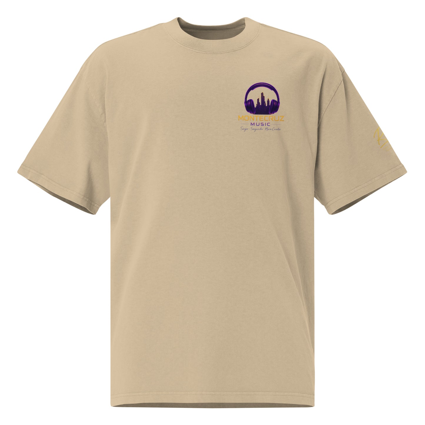 Oversized faded t-shirt-Montecruz Music Shop