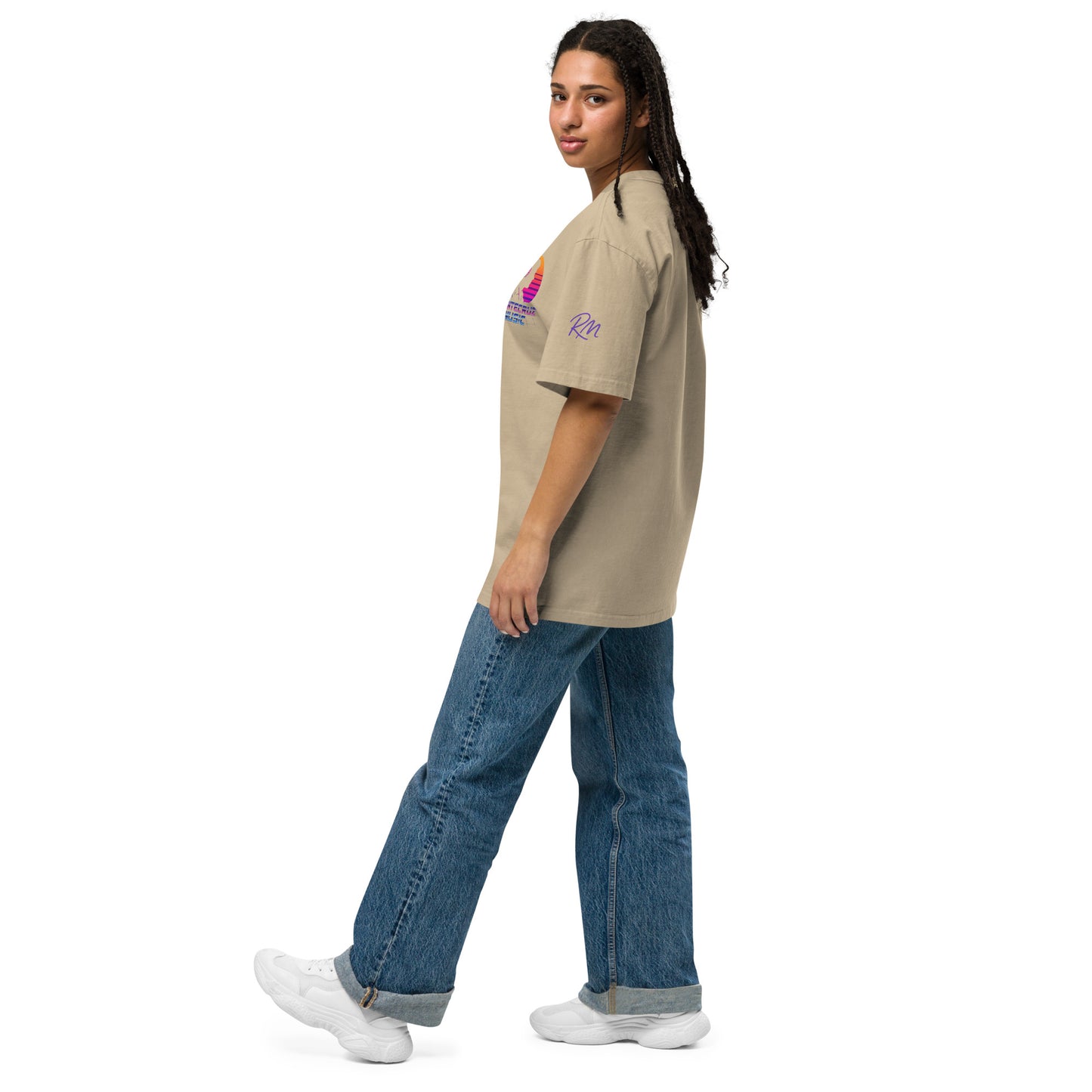 Oversized faded t-shirt-Montecruz Music Shop