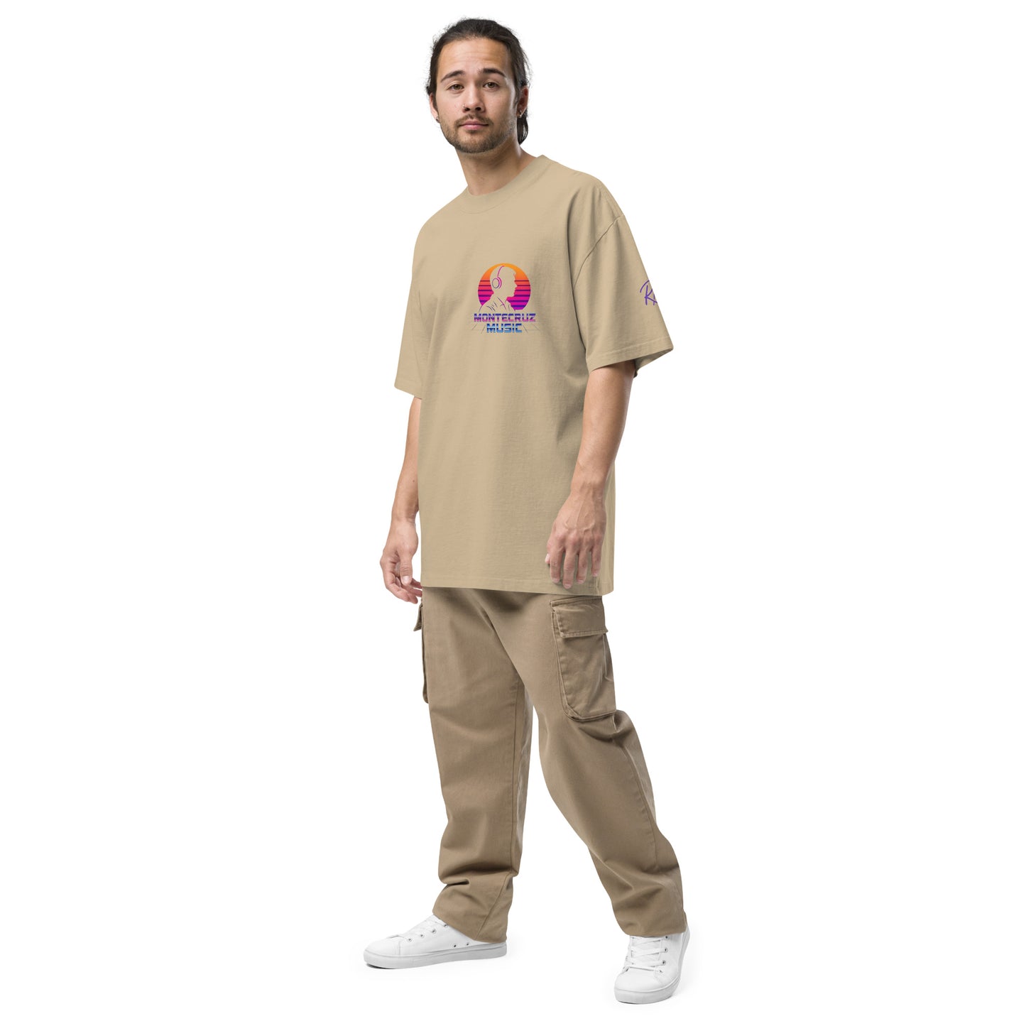 Oversized faded t-shirt-Montecruz Music Shop