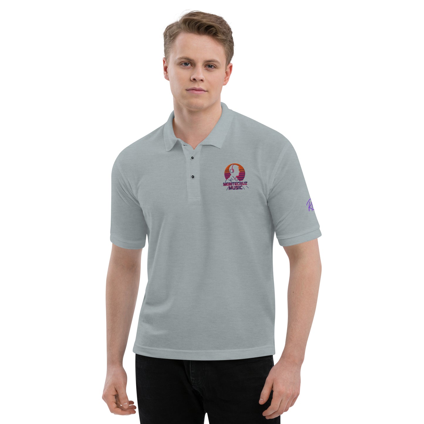 Men's Premium Polo-Montecruz Music Shop