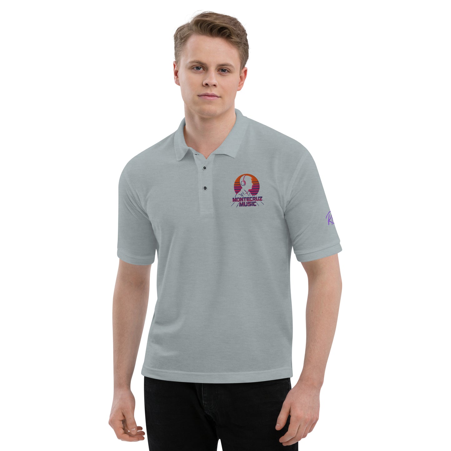 Men's Premium Polo-Montecruz Music Shop