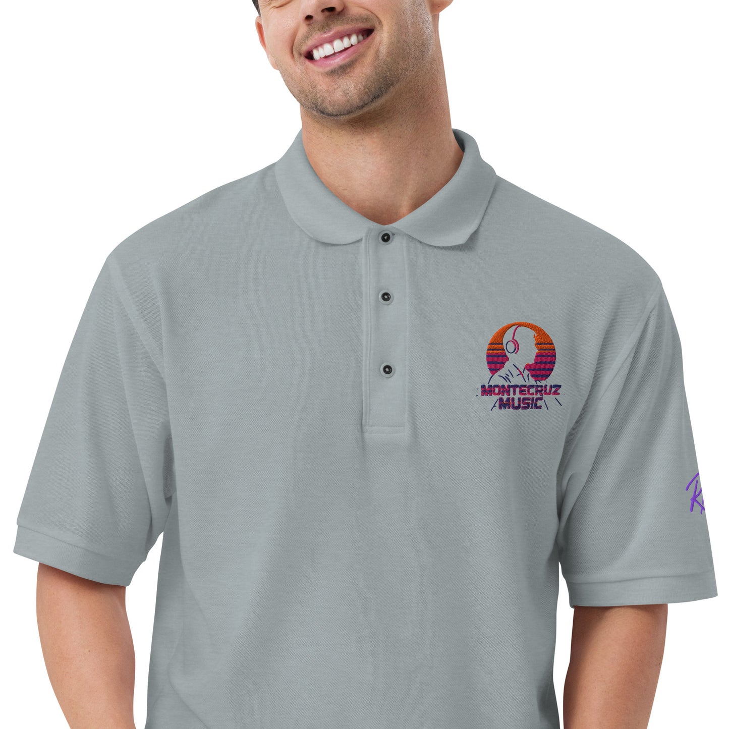 Men's Premium Polo-Montecruz Music Shop