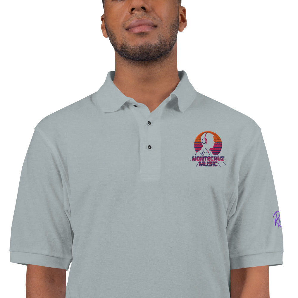 Men's Premium Polo-Montecruz Music Shop