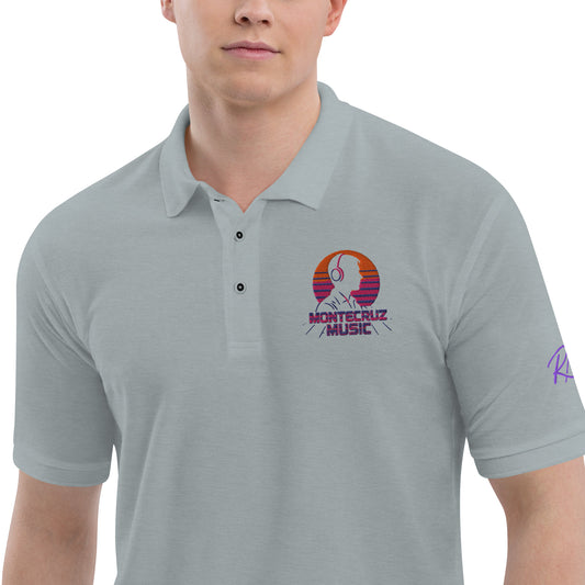 Men's Premium Polo-Montecruz Music Shop