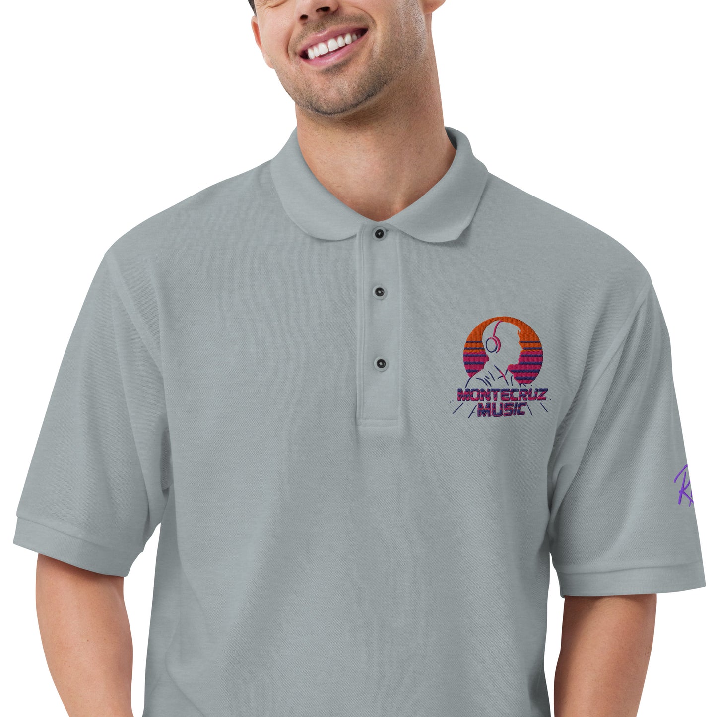 Men's Premium Polo-Montecruz Music Shop