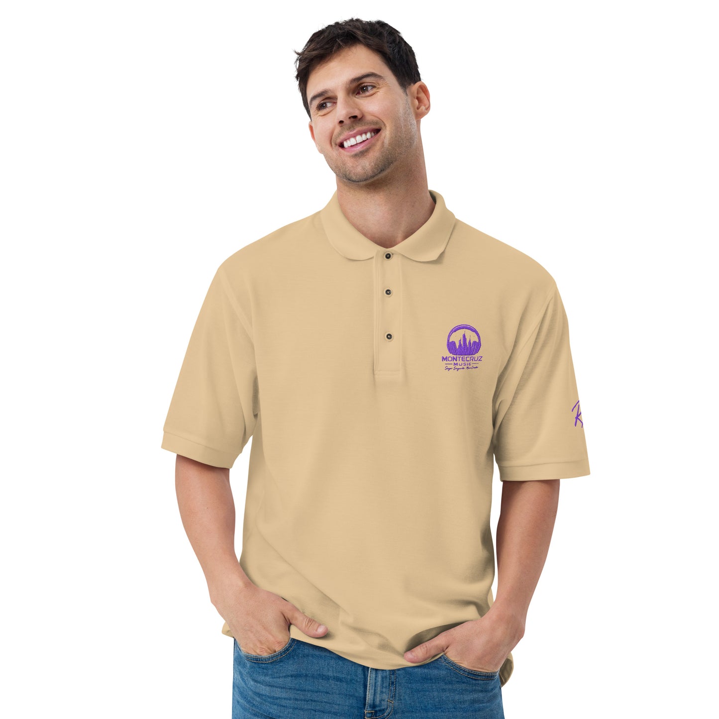 Men's Premium Polo-Montecruz Music Shop