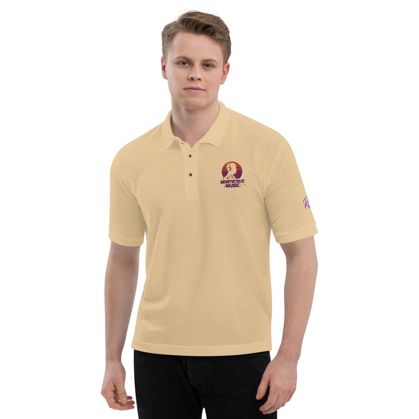 Men's Premium Polo-Montecruz Music Shop