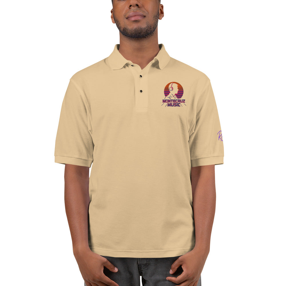Men's Premium Polo-Montecruz Music Shop