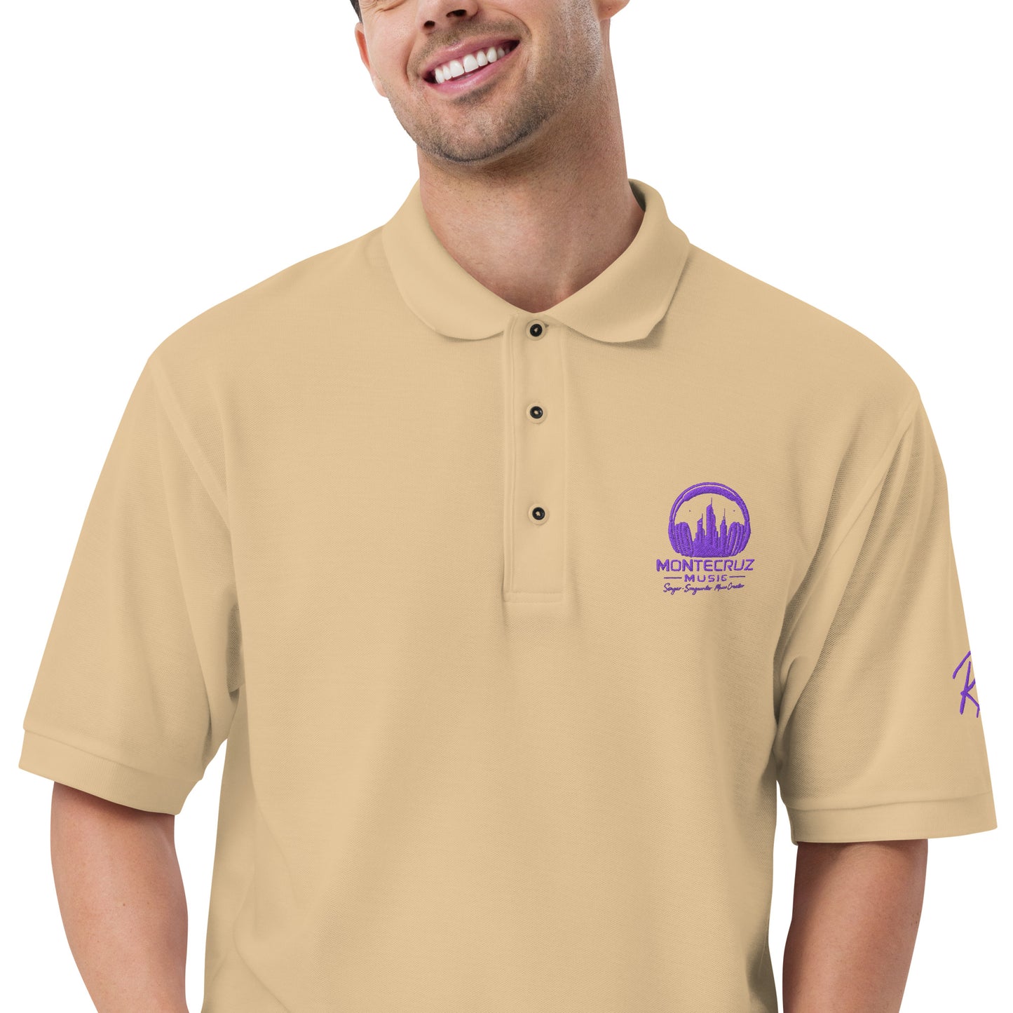 Men's Premium Polo-Montecruz Music Shop
