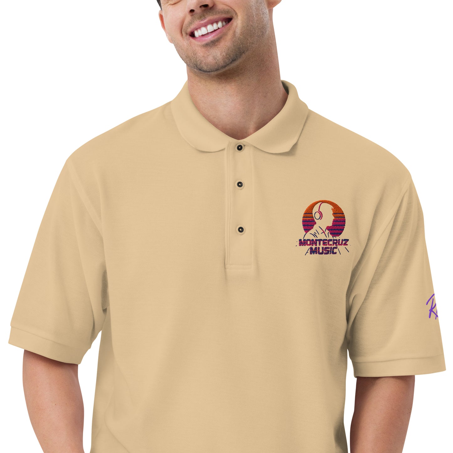 Men's Premium Polo-Montecruz Music Shop