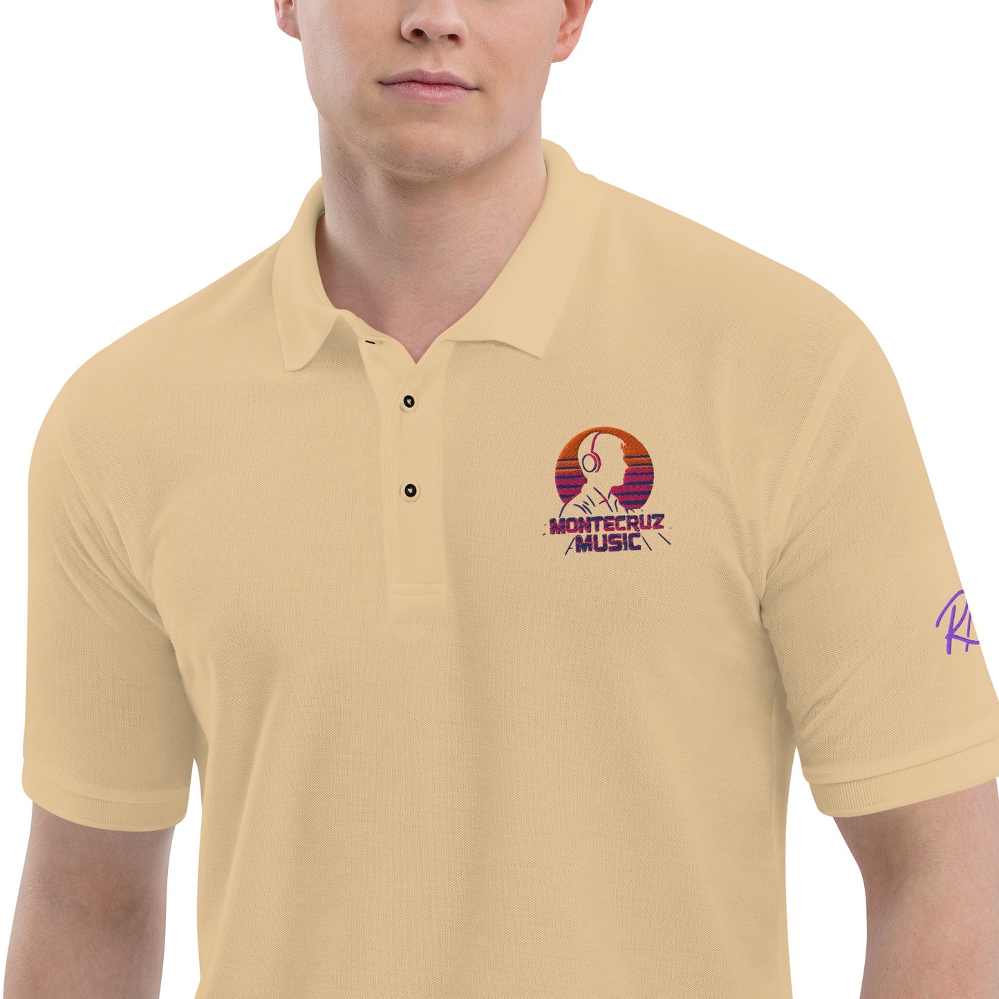 Men's Premium Polo-Montecruz Music Shop