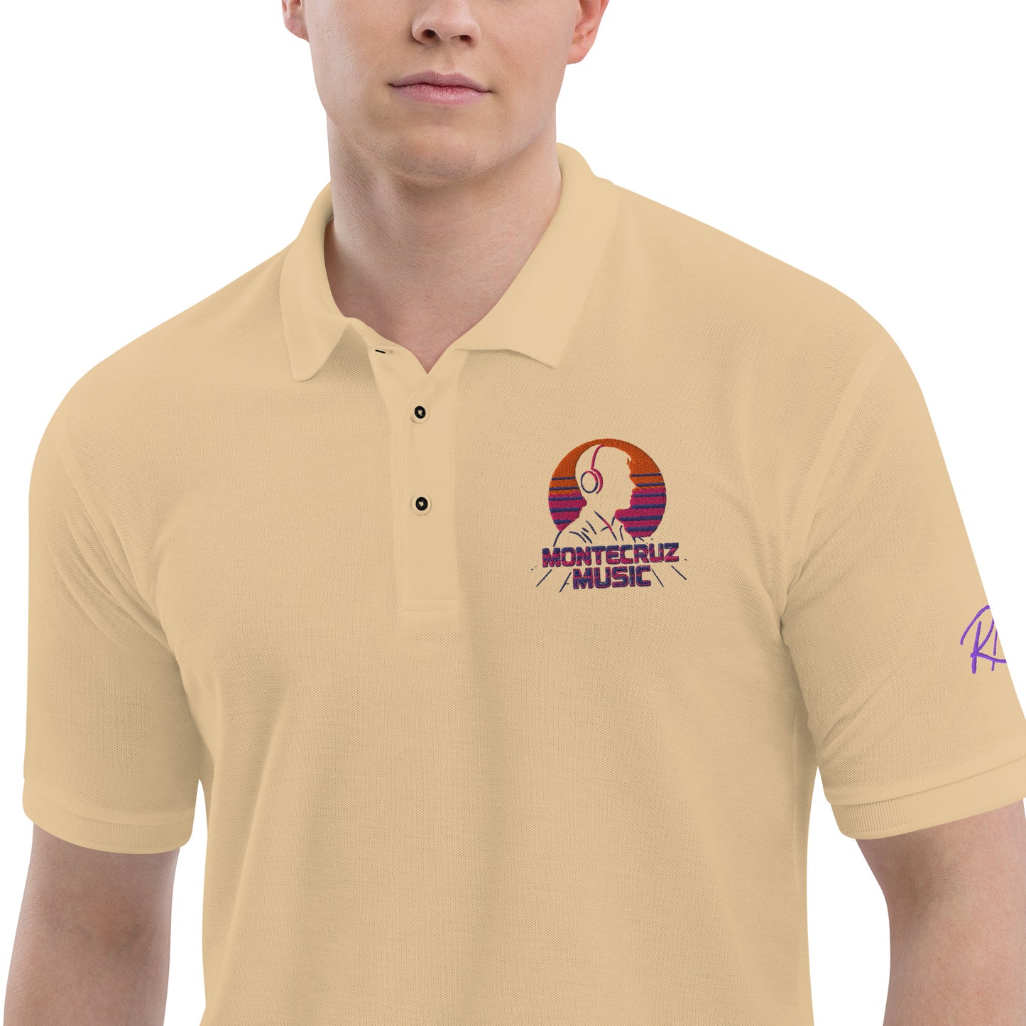 Men's Premium Polo-Montecruz Music Shop
