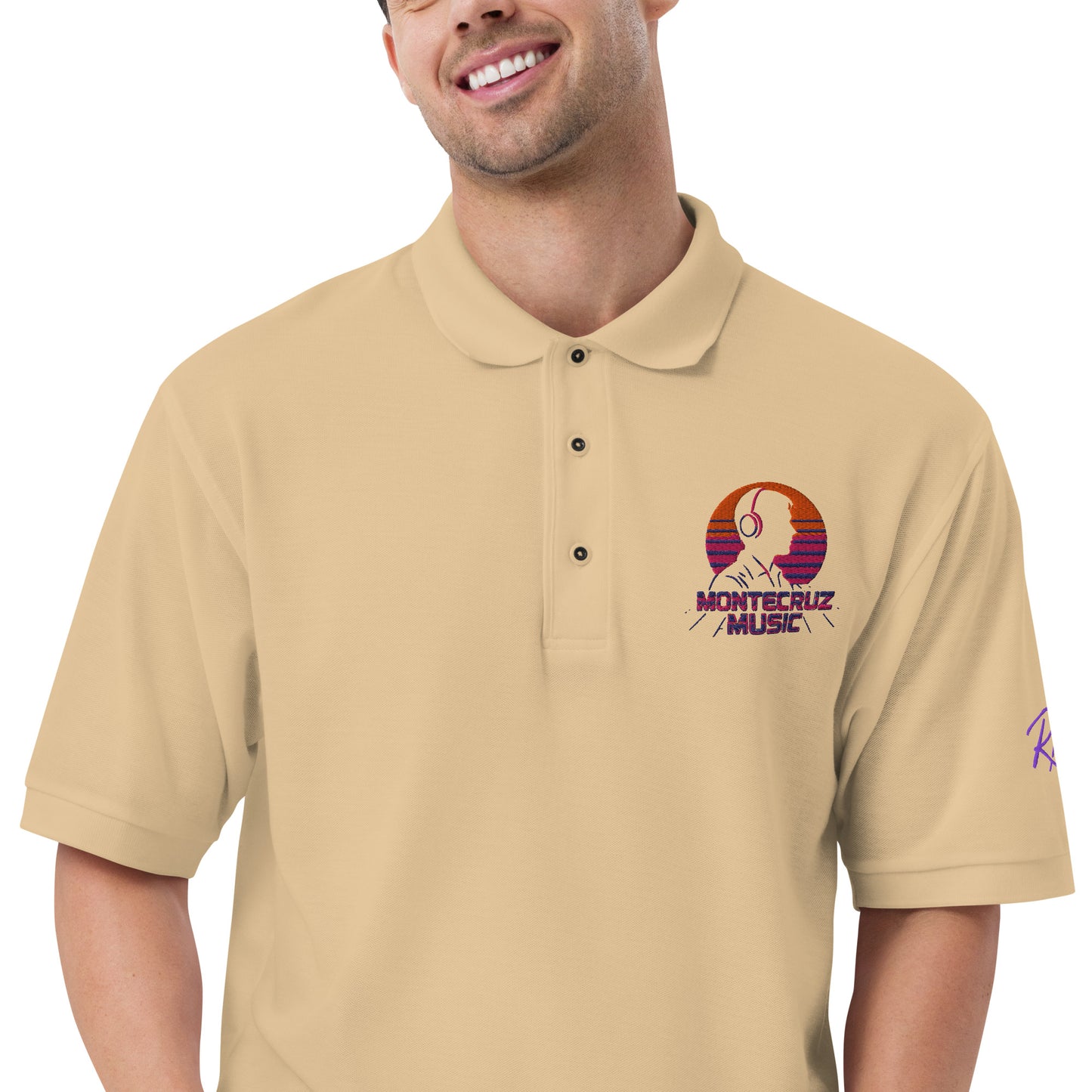 Men's Premium Polo-Montecruz Music Shop