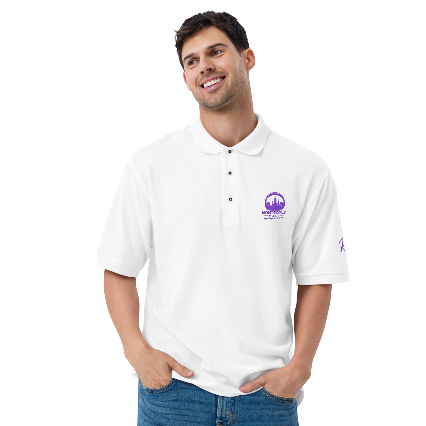 Men's Premium Polo-Montecruz Music Shop