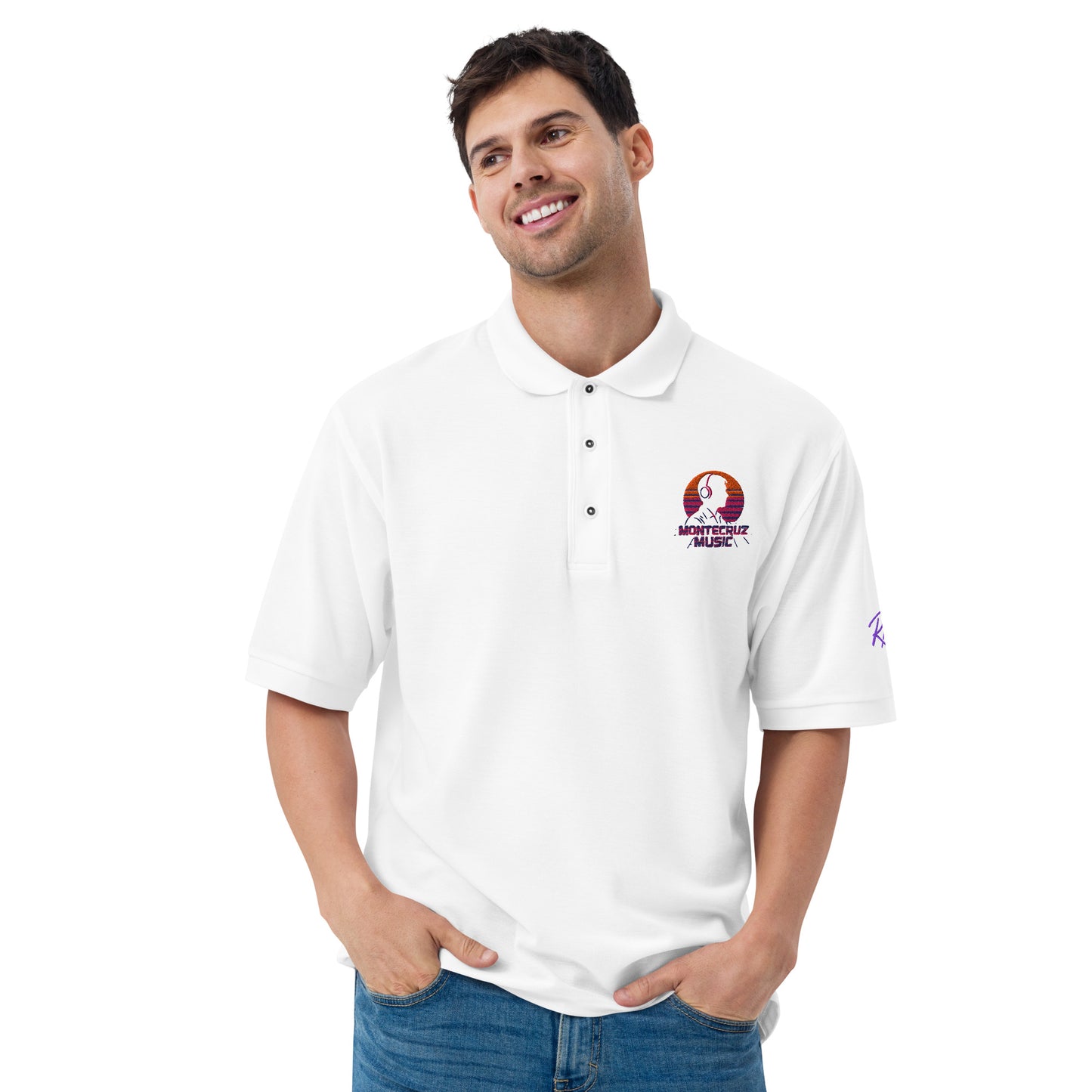 Men's Premium Polo-Montecruz Music Shop