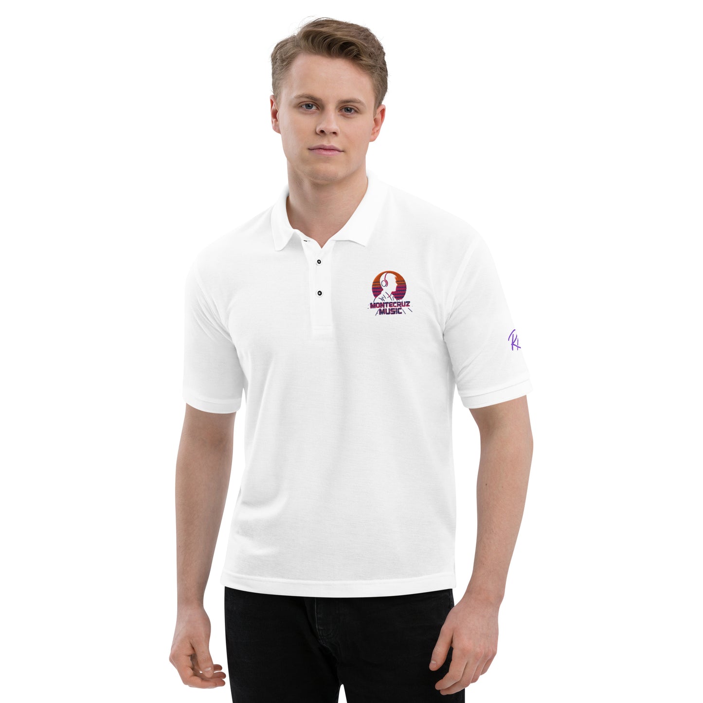 Men's Premium Polo-Montecruz Music Shop