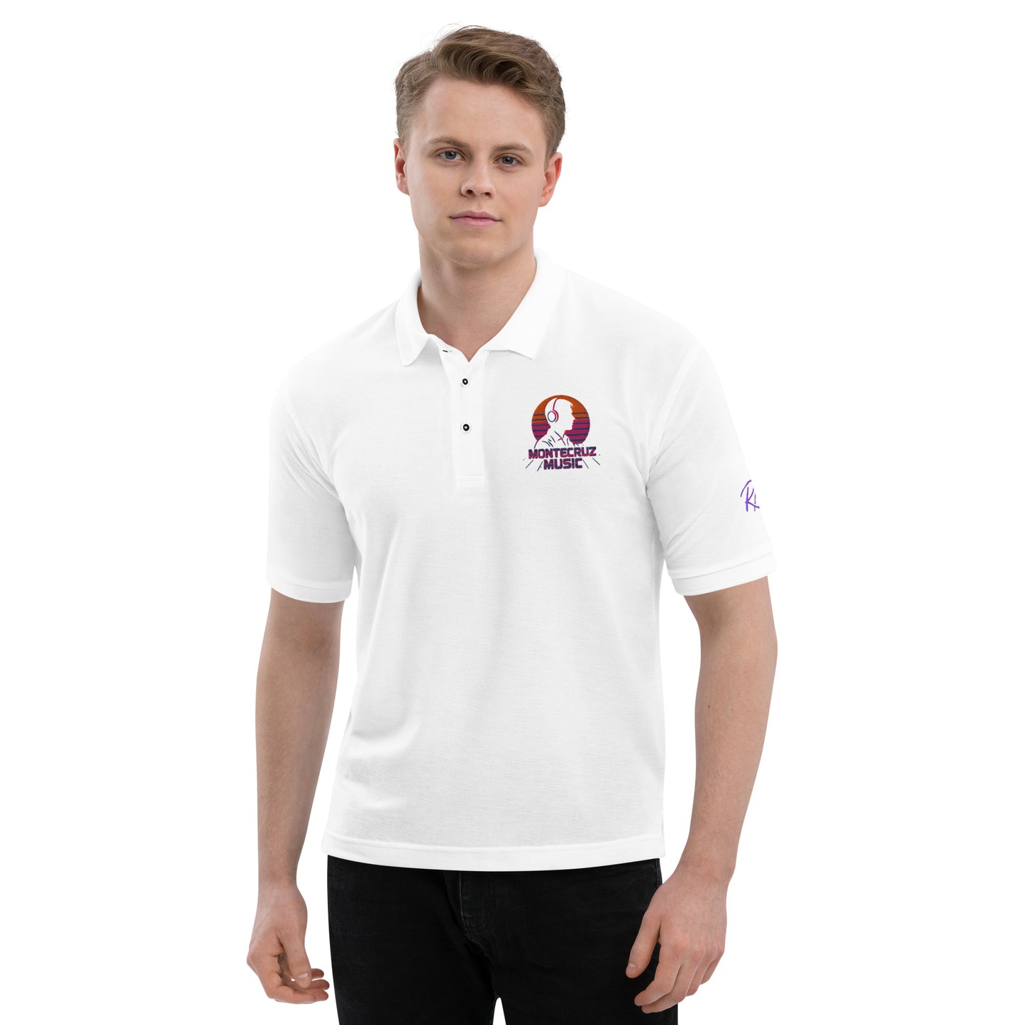 Men's Premium Polo-Montecruz Music Shop