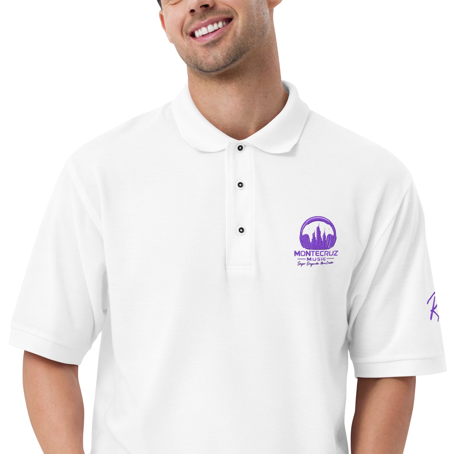 Men's Premium Polo-Montecruz Music Shop