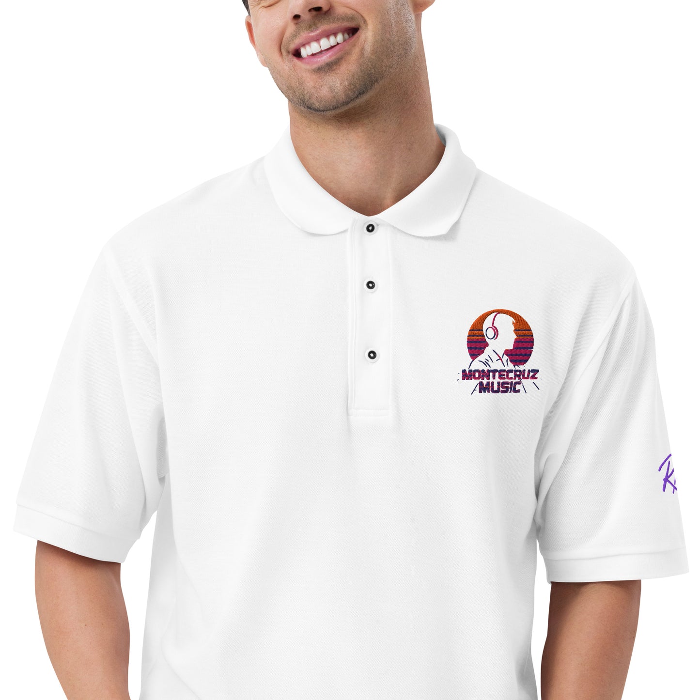 Men's Premium Polo-Montecruz Music Shop