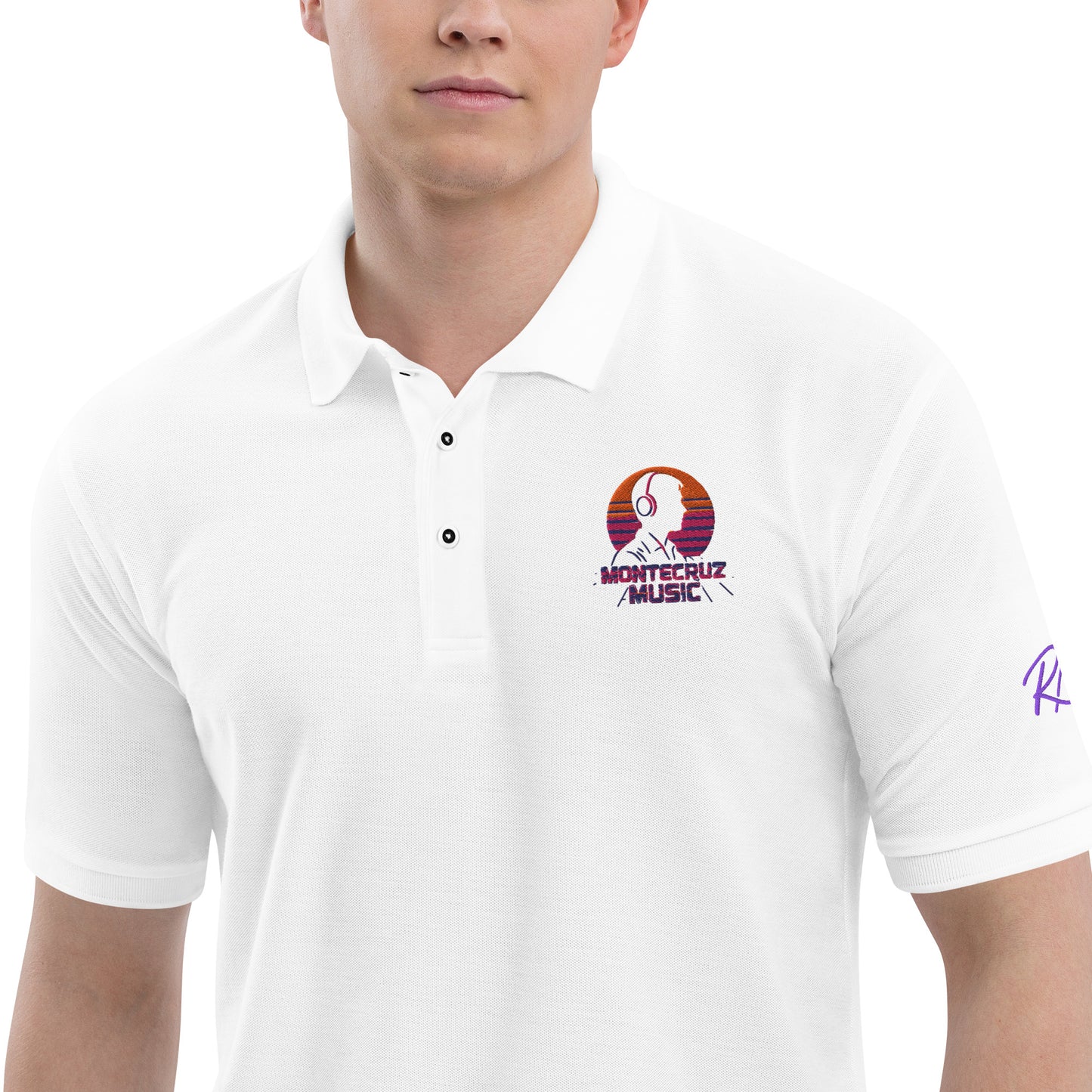 Men's Premium Polo-Montecruz Music Shop
