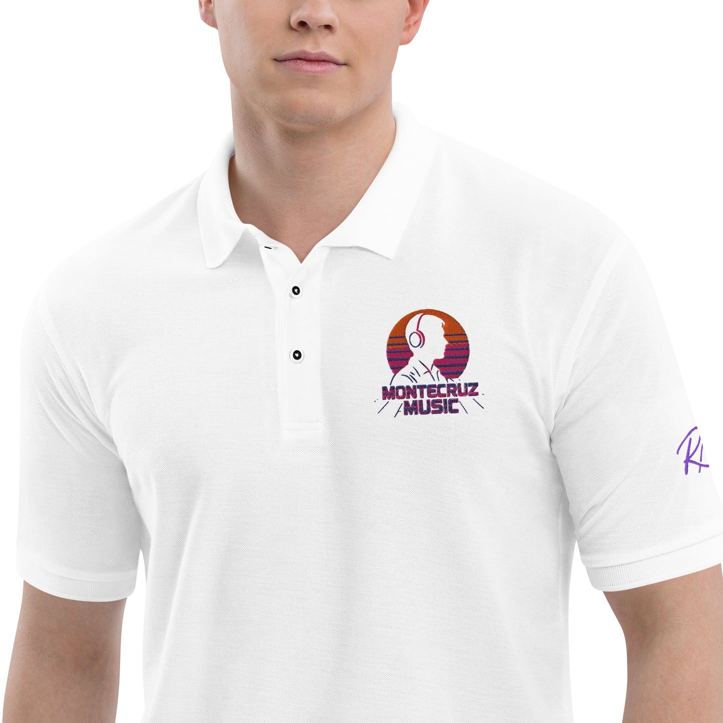 Men's Premium Polo-Montecruz Music Shop