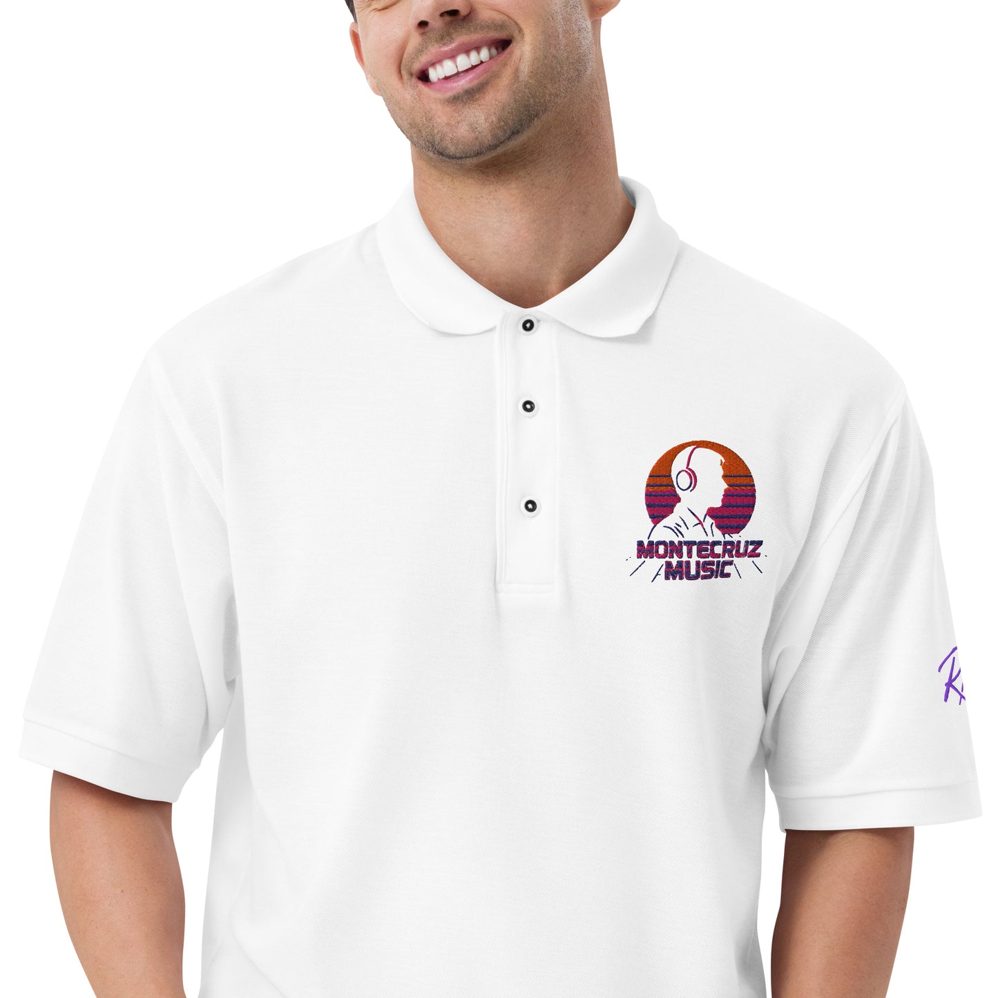 Men's Premium Polo-Montecruz Music Shop