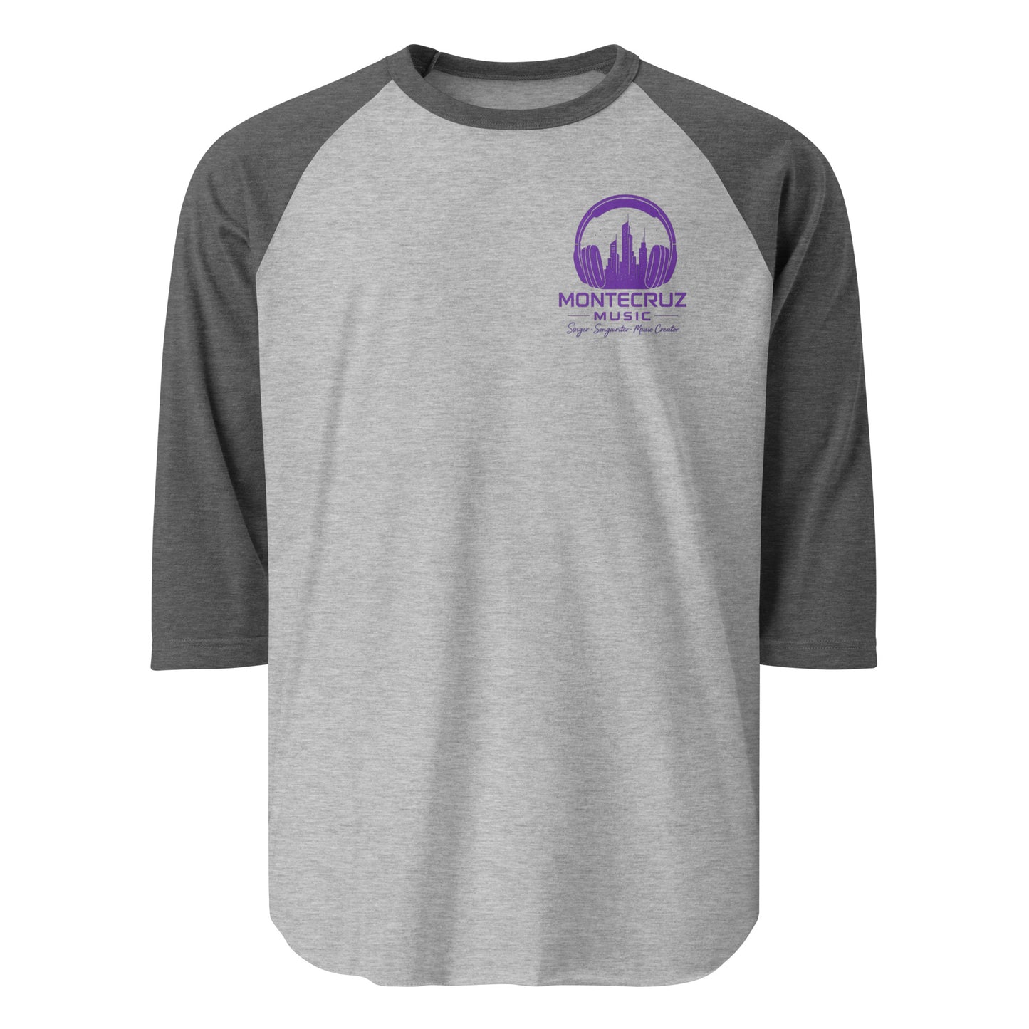 3/4 sleeve raglan shirt-Montecruz Music Shop