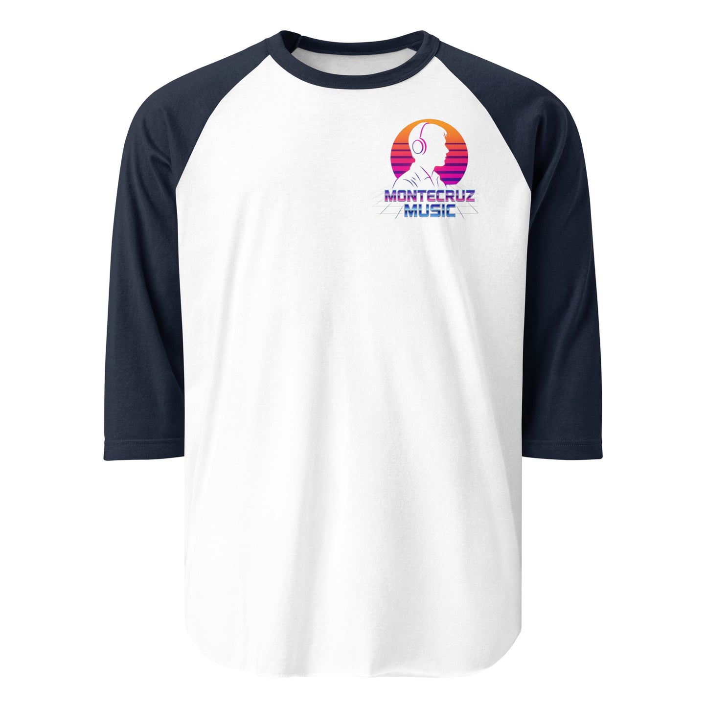 3/4 sleeve raglan shirt-Montecruz Music Shop