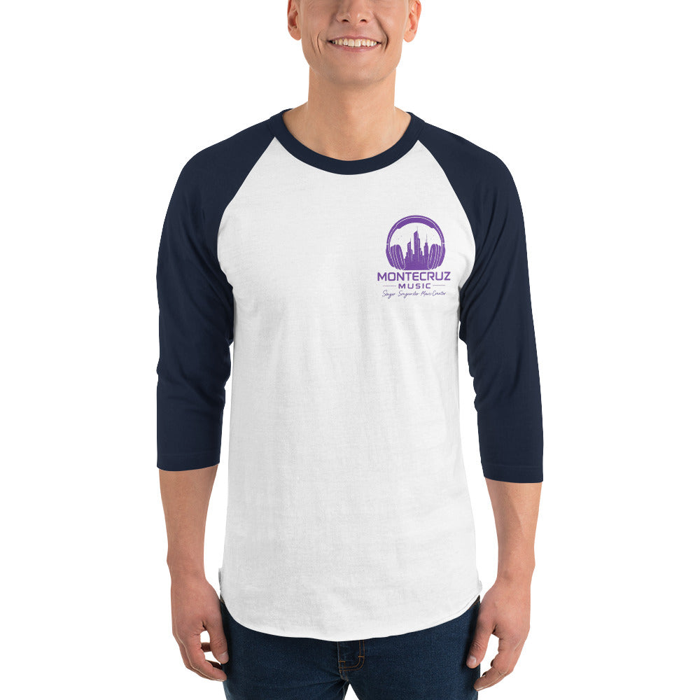 3/4 sleeve raglan shirt-Montecruz Music Shop