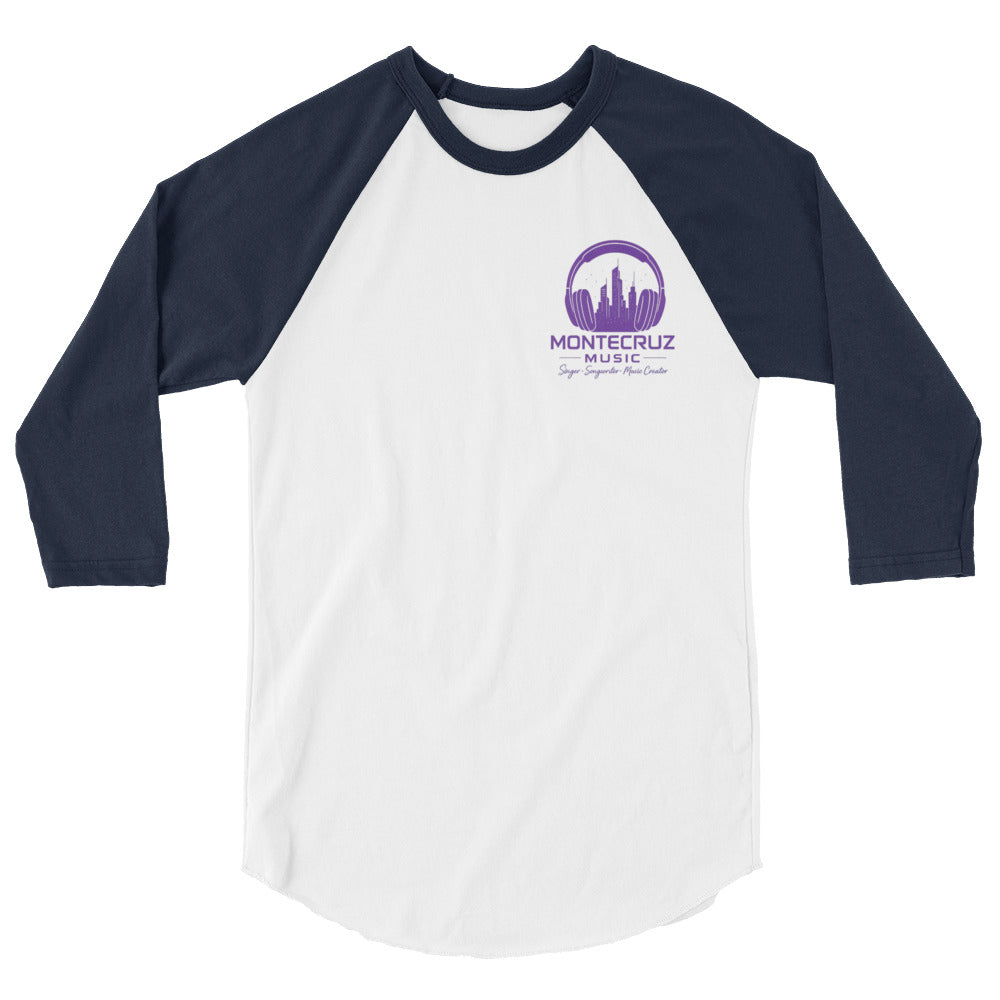 3/4 sleeve raglan shirt-Montecruz Music Shop