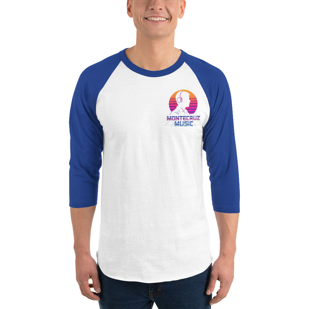 3/4 sleeve raglan shirt-Montecruz Music Shop