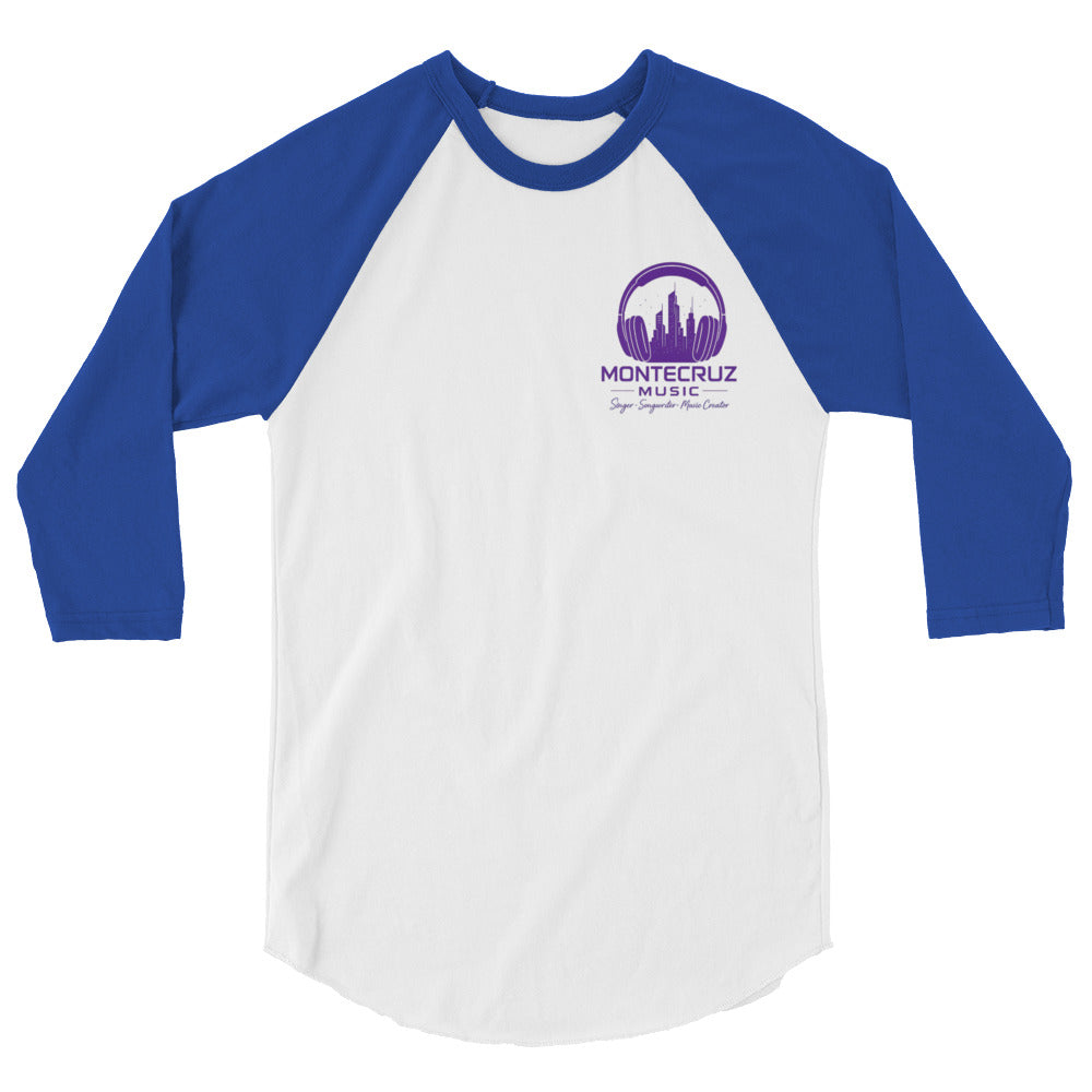 3/4 sleeve raglan shirt-Montecruz Music Shop