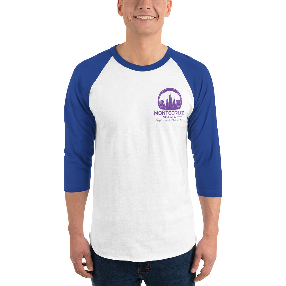 3/4 sleeve raglan shirt-Montecruz Music Shop